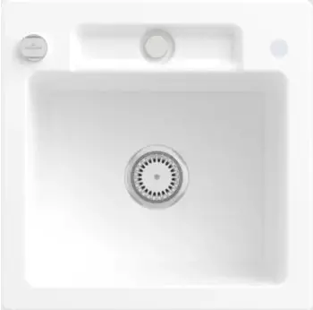 Villeroy & Boch Siluet 50 S Weiß (Alpin) Exzenterbetätigung (334502R1)