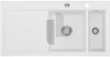 SystemCeram Mera 100 Becken rechts satin Exzenterbet&auml;tigung (507602-20)