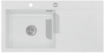 SystemCeram Mera 100 SL Becken links satin Exzenterbetätigung (506502-20)