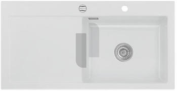 SystemCeram Mera 100 SL Becken rechts satin Exzenterbetätigung (506402-20)