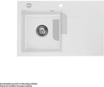 SystemCeram Stema 80 Becken links satin Handbet&auml;tigung (505501-20)
