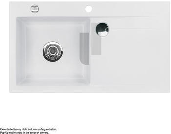 SystemCeram Stema 90 Becken links satin Handbet&auml;tigung (505301-20)
