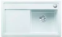 Blanco Zenar 45 - Silgranitsp&uuml;le, 86x51 Cm, Mit Ablaufbedienung, Infino, Wei&szlig;