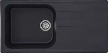 Respekta Orlando 100x50cm 1 Becken schwarz