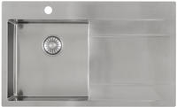 Caressi - Solido Edelstahlsp&uuml;le Capp40abl Sp&uuml;lbecken Mit Abtropfteil Rechts,