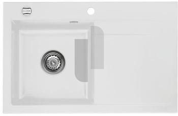 SystemCeram Stema 80 Becken links satin Exzenterbet&auml;tigung (505502-20)