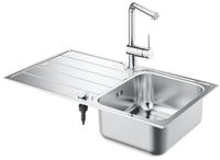 GROHE K500 Minta Sp&uuml;len-Bundle, K&uuml;chensp&uuml;len, 31573SD1, edelstahl / chrom