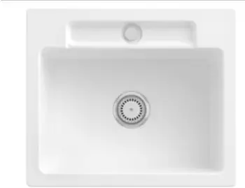 Villeroy & Boch Siluet 60 S Weiß (Alpin) Handbetätigung (334601R1)