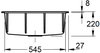 Villeroy & Boch Siluet 60 S Graphit Handbetätigung (334601i4)