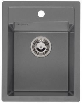 Reginox Amsterdam 34 Einbauspüle Granit Grey Silvery (R33562)