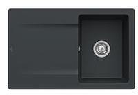 Villeroy & Boch Siluet 45 flat Ebony Handbetätigung (33341FS5)