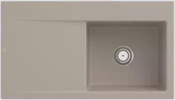 Villeroy & Boch Subway Style 50 Becken rechts almond Handbetätigung (335101AM)