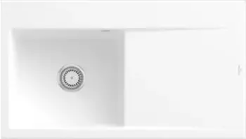 Villeroy & Boch Subway Style 50 Becken links stone white Handbet&auml;tigung (335201RW)
