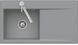 Villeroy & Boch Subway Style 50 Flat Becken links graphite Handbet&auml;tigung (33521Fi4)