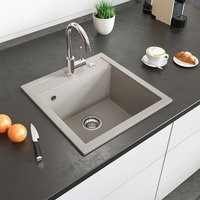 Sp&uuml;lbecken Tesa, Beige, 49 X 51 Cm, Bergstr&ouml;m