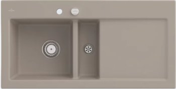 Villeroy & Boch Subway 60 Becken links Almond Exzenterbetätigung (677002AM)