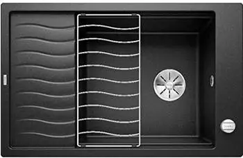 Blanco Elon XL 6 S schwarz Handbetätigung (525882)