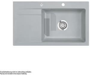 SystemCeram Stema 86 SL/ F Becken rechts titan Handbet&auml;tigung (551001-78)