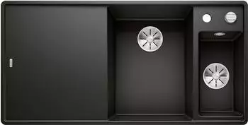 Blanco Axia III 6 S-F mit Exzenterbet&auml;tigung Becken rechts schwarz (525854)