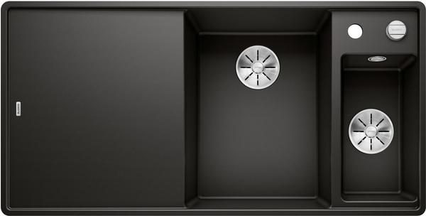 Blanco Axia III 6 S-F Küchen-Schneidebrett schwarz