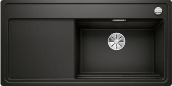 Blanco Zenar XL 6 S-F DampfgarPlus rechts schwarz + Excenterbetätigung + InFino + Holzschneidbrett