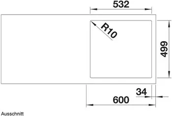 Blanco Subline-500-IF/A SteelFrame schwarz (525999) – Robust und Langlebig: Eigenschaften der Blanco Subline Küchenspüle