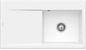 Villeroy & Boch Subway Style 50 Flat Becken rechts snow white Exzenterbet&auml;tigung (33512FKG)