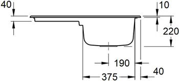 Villeroy & Boch Architectura 45 stone white Exzenterbetätigung (334002RW) – Durchdachte Montage als Auflagelösung mit Exzenterbetätigung