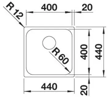 Blanco Supra 400-IF Edelstahl Bürstfinish (526350) – Perfekte Integration in Ihre Küche