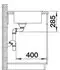 Blanco Supra 400-IF Edelstahl Bürstfinish (526350)