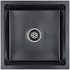 vidaXL Handmade Kitchen Sink Stainless Steel 44 x 44 x 20 cm Black