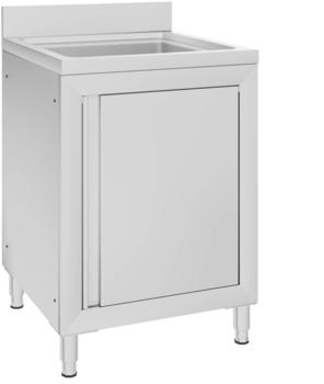 vidaXL Gastro-Sp&uuml;lenunterschrank 60x60x96 cm Edelstahl (147227)