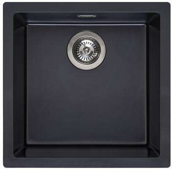 Reginox Amsterdam 40 Granitspüle 460x460mm pure black (R34637)