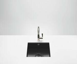 Dornbracht Küchenbecken aus glasiertem Stahl 50x45cm schwarz glänzend (3845000276)