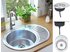 vidaXL Sink with Strainer and Trap Stainless Steel (145072)