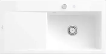 Villeroy & Boch Subway Style 60 Becken rechts weiß alpin Exzenterbetätigung (336102R1)
