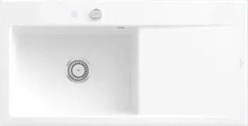 Villeroy & Boch Subway Style 60 Becken links wei&szlig; alpin Exzenterbet&auml;tigung (336202R1)