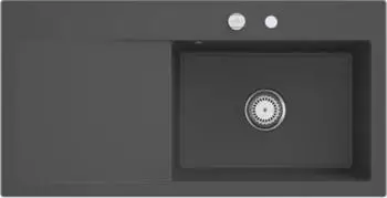 Villeroy & Boch Subway Style 60 Becken rechts graphite Exzenterbetätigung (336102i4)