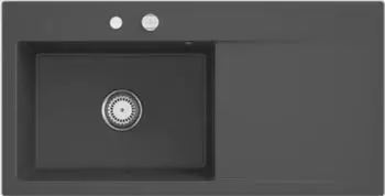 Villeroy & Boch Subway Style 60 Becken links Graphite Exzenterbetätigung (336202i4)