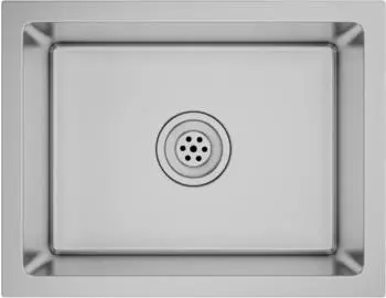 vidaXL Handmade Kitchen Sink Stainless Steel 44 x 34 x 20 cm silver (51506)
