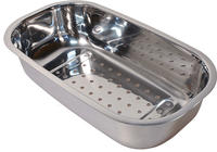 Accessoires - Resteschale, Edelstahl 208195 - Blanco