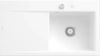 Villeroy & Boch Subway Style 50 Becken rechts stone white Exzenterbet&auml;tigung (335102RW)