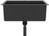 vidaXL Handgemachte Einbauspüle Edelstahl 55 x 44 x 20 cm schwarz (51511)