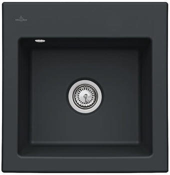 Villeroy & Boch Subway 50 S flat Ebony Handbetätigung (33151FS5)