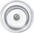 vidaXL Kitchen Sink with Strainer and Trap Stainless Steel (145071)