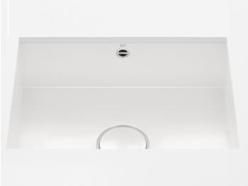 Dornbracht Küchenbecken aus glasiertem Stahl 60x45cm weiß glänzend (38550002-73)