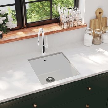 vidaXL Granitsp&uuml;le Einzelbecken 42 cm