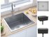 vidaXL Handmade Kitchen Sink Stainless Steel silver (51502)