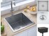 vidaXL Handmade Kitchen Sink Stainless Steel (51500) silver