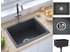 vidaXL Handmade Kitchen Sink Stainless Steel 44 x 34 x 20 cm black (51507)